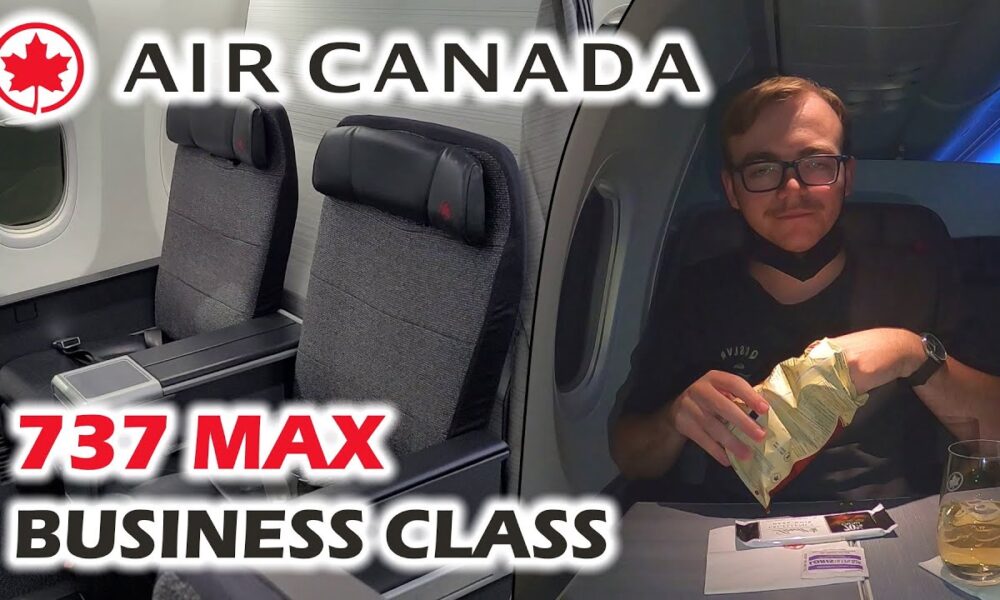 Air Canada 737 Max 8 Business Class