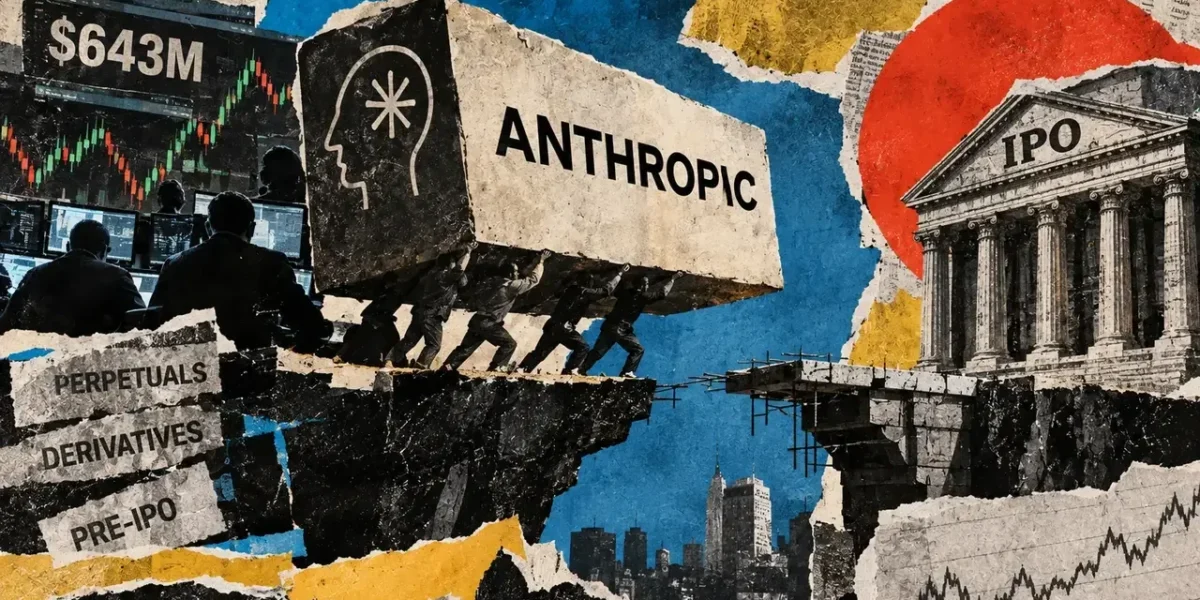 Anthropic tokenized pre-IPO volume hits $643M, but liquidity test looms