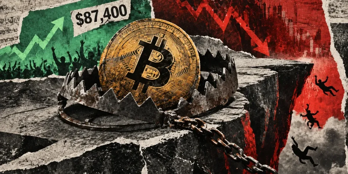 Bitcoin’s $87,000 rally just flipped from short squeeze to long risk