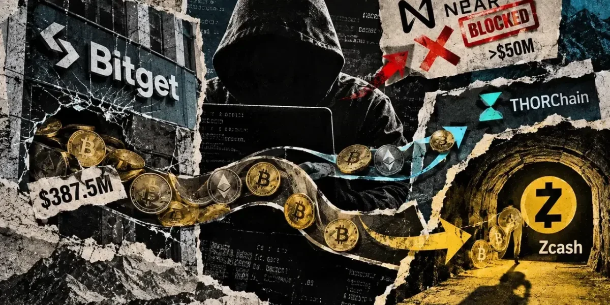 Bitget’s hackers turn to Zcash after $50 million laundering route gets blocked