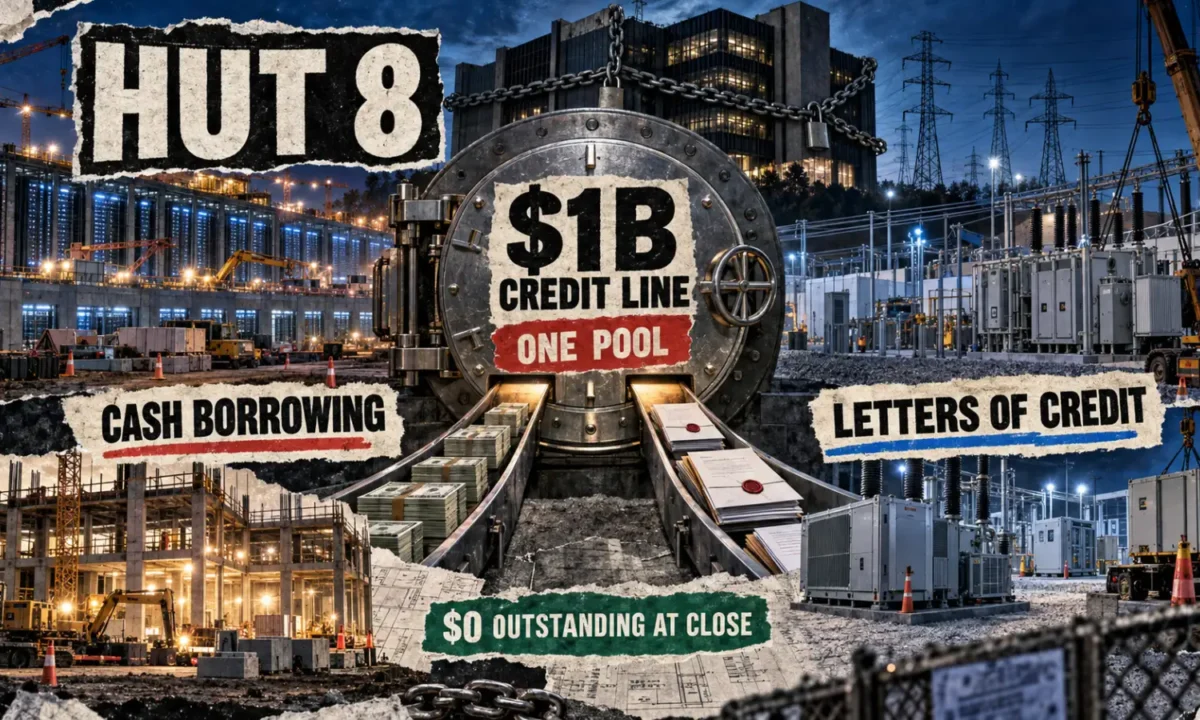 Hut 8 locks in $1B credit line, but faces 40% liquidity rules