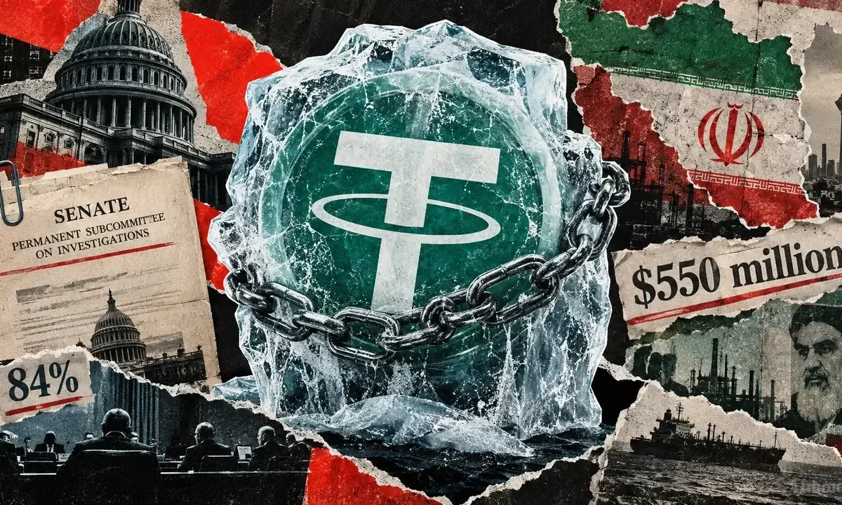 Tether claims $550 million in Iran freezes, but $35 million slipped past Senate