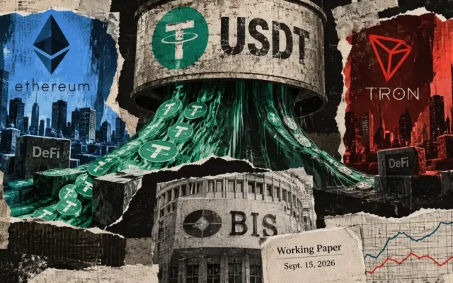 USDT grew on Ethereum through 2024, but smart contract holdings stalled, BIS data show