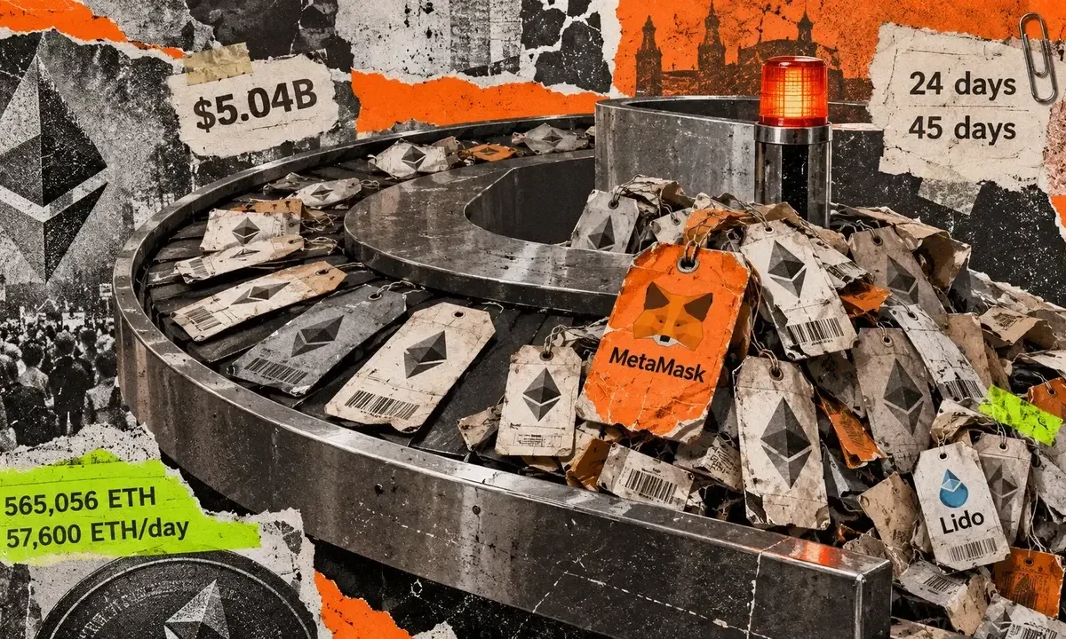 A $1,000 MetaMask incident could turn Ethereum’s staking queue into a $5 billion traffic jam