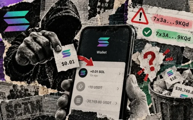 A Solana wallet tested a fake address with $10, then sent it $30,750