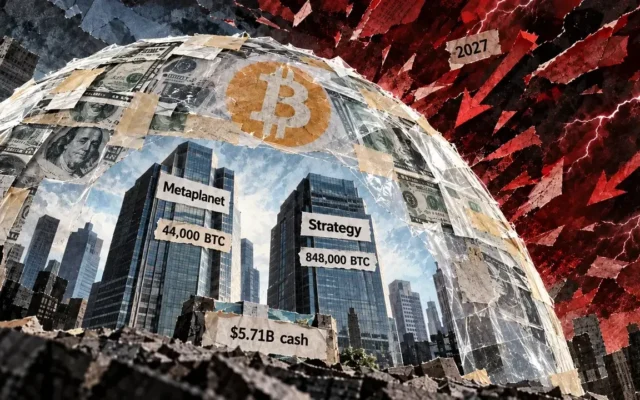 Bitcoin companies are learning that holding forever takes cash