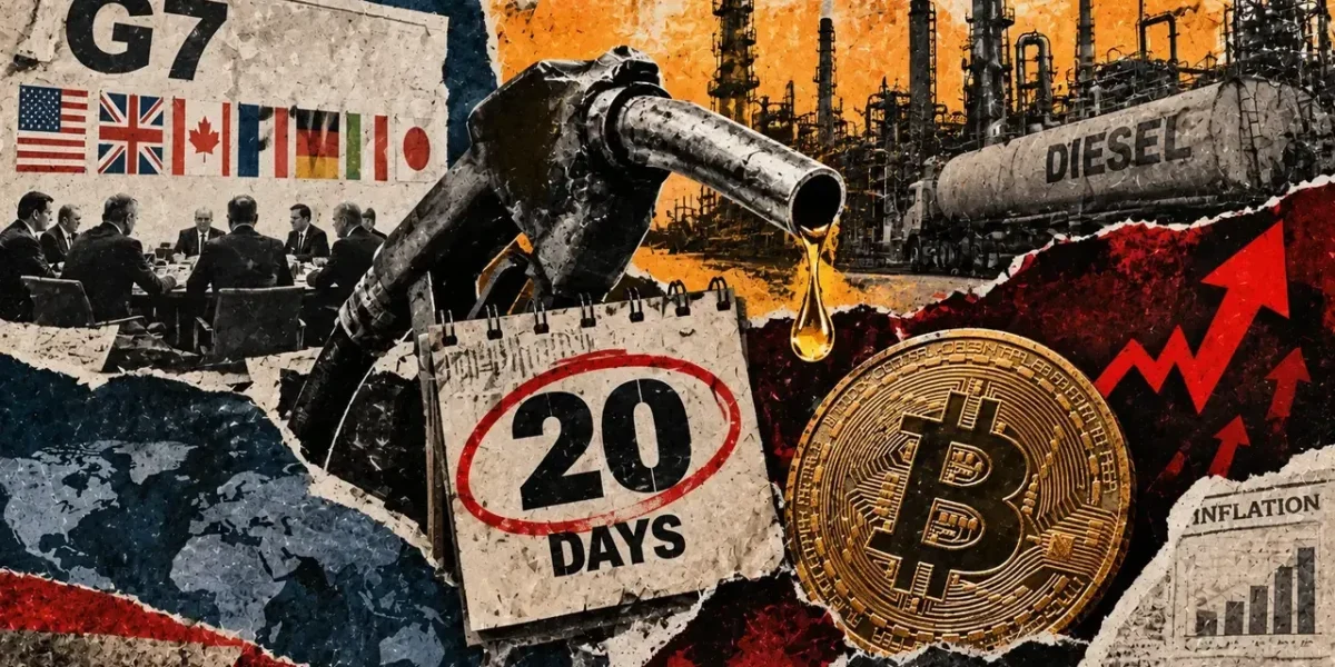 Bitcoin gets a 20-day window to see whether energy relief can move the Fed
