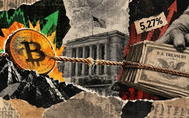 Bitcoin price has risen 84% since January 2024 while Treasury yields climbed