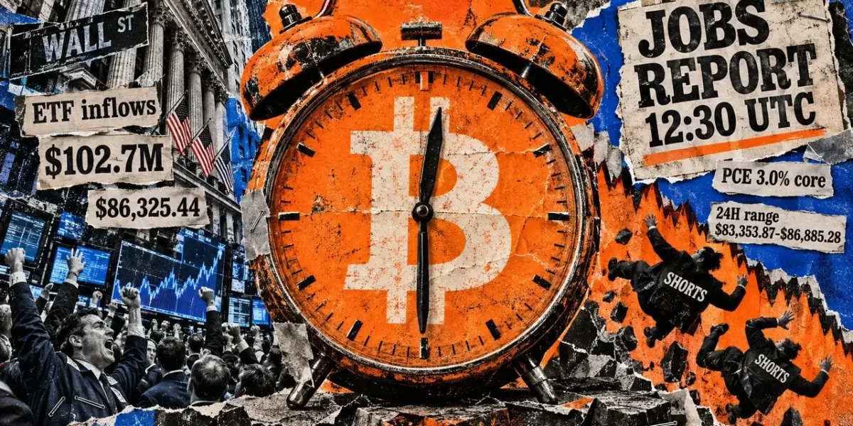 Bitcoin sees big overnight rally as ETF demand returns before the next US jobs test