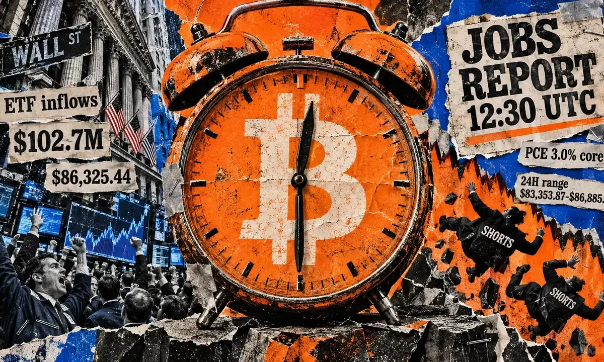Bitcoin sees big overnight rally as ETF demand returns before the next US jobs test