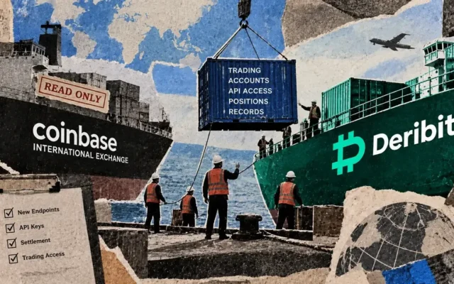 Coinbase completes Deribit switch, ending International Exchange trading