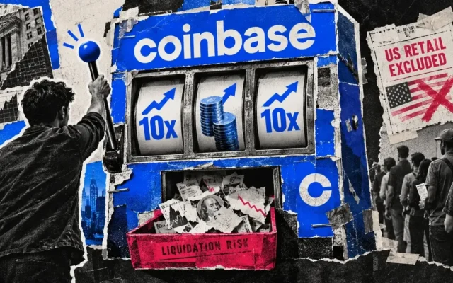 Coinbase rolls out 10x spot leverage, but blocks US retail from it
