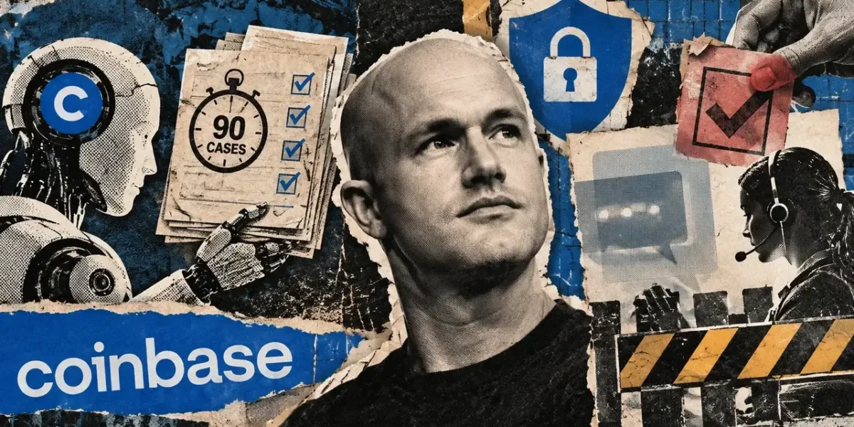 Coinbase says it cut a 90-case AI support test from 1–2 weeks to 30–45 minutes