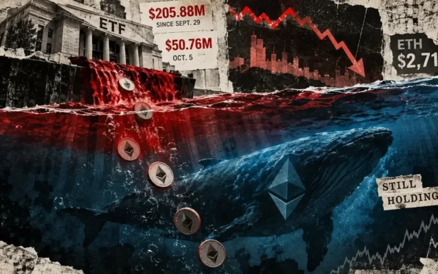 Ethereum bears keep selling but ETH stays near $2,700 as US spot ETFs record $206 million in outflows
