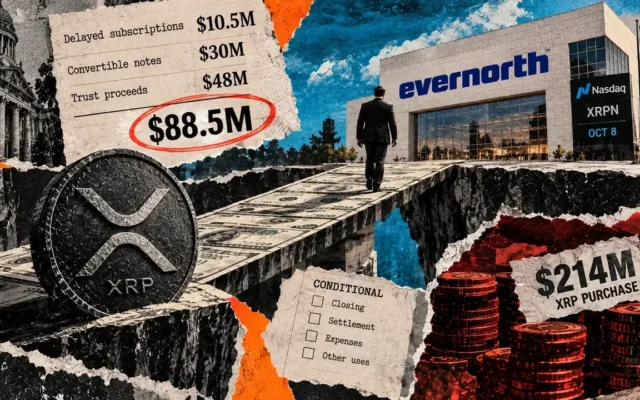 Evernorth’s Nasdaq XRP treasury is approved, but its real buying power isn’t the $300 million expected