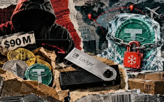 Ledger hack scare nears $90 million as Tether moves to freeze stolen USDT