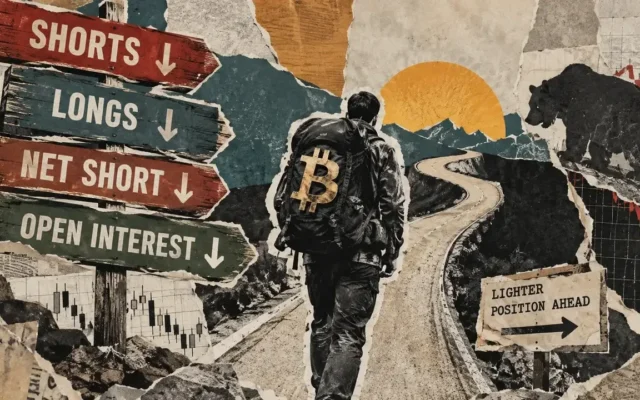 Leveraged funds’ Bitcoin futures shorts fall by 5,300 BTC-equivalent as longs shrink