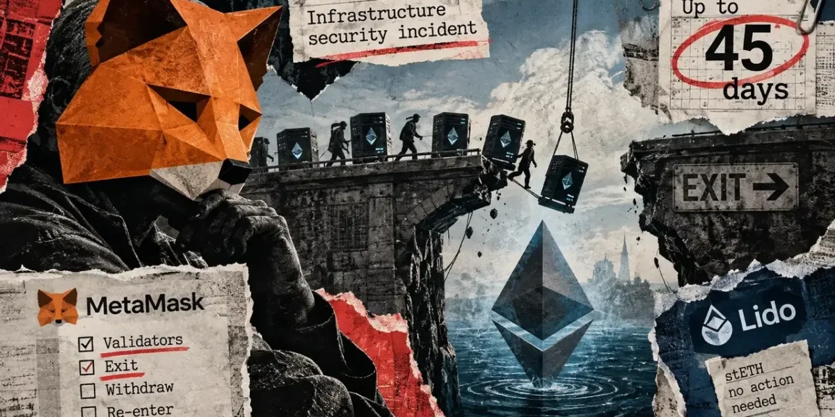 MetaMask security scare pushes Ethereum validator exits to a nine-month high