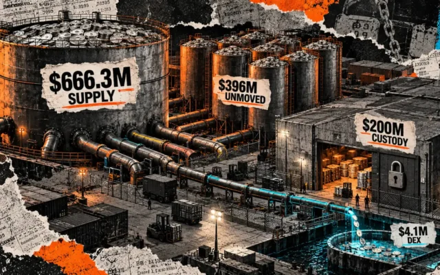 Open USD supply hits $666 million as 10 wallets trap most tokens