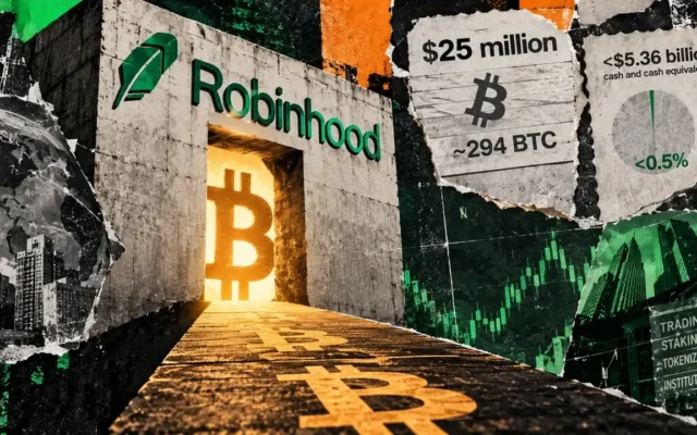 Robinhood adds $25 million of Bitcoin to its own balance sheet