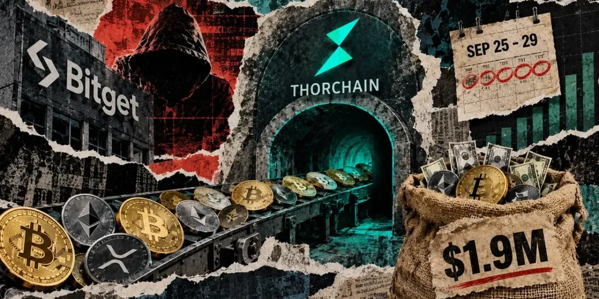 THORChain made 63% of its record $3 million September income during the Bitget hack-linked trading surge