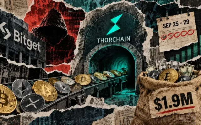 THORChain made 63% of its record $3 million September income during the Bitget hack-linked trading surge