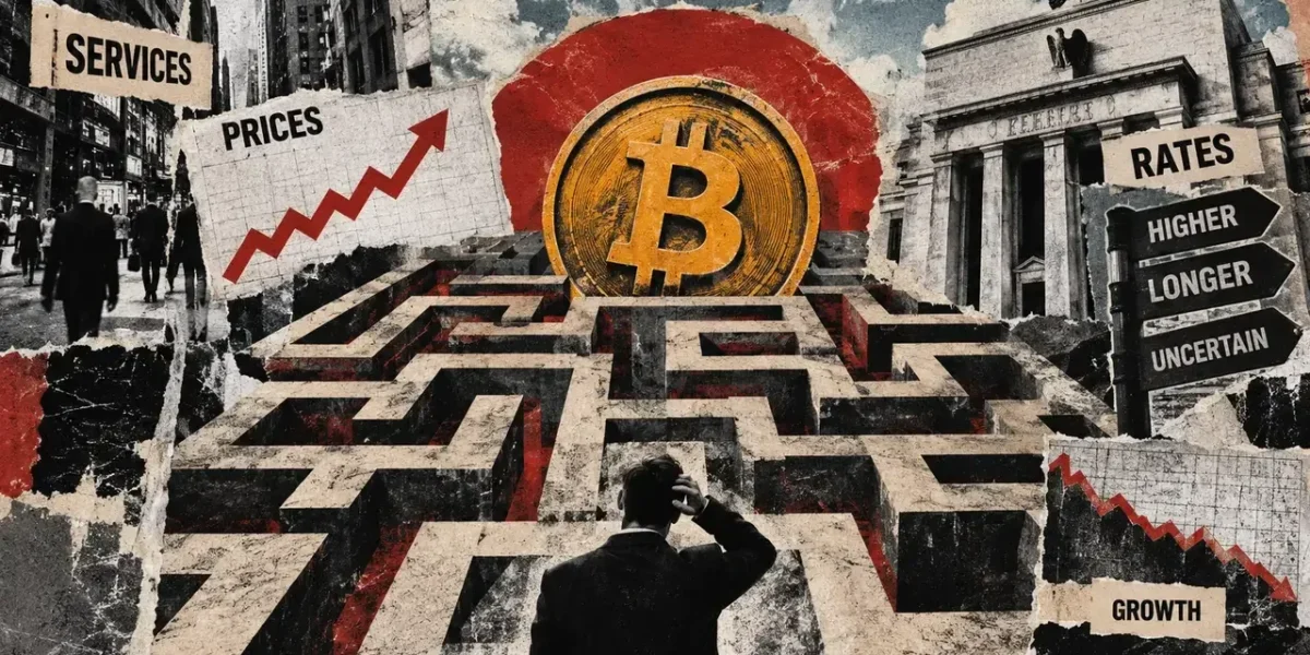 US services price gauge hits a four-year high, clouding Bitcoin’s rate-relief outlook