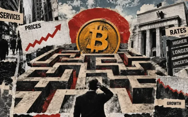 US services price gauge hits a four-year high, clouding Bitcoin’s rate-relief outlook