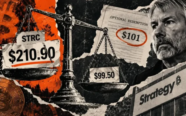 Why Strategy’s STRC calculator shows $210 for a share it can redeem at $101