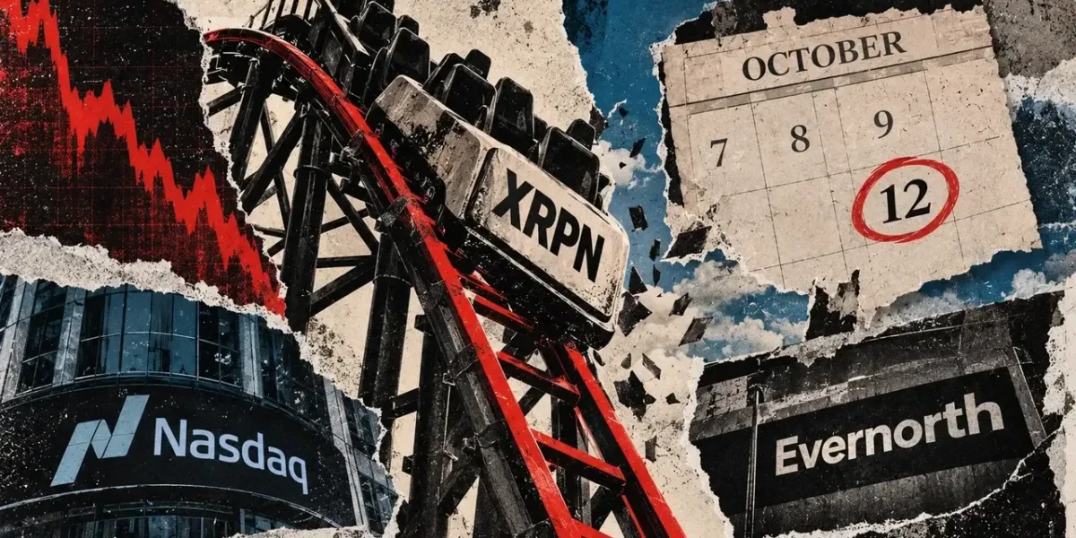 XRP treasury SPAC drops 50% in a day ahead of Evernorth’s Nasdaq debut